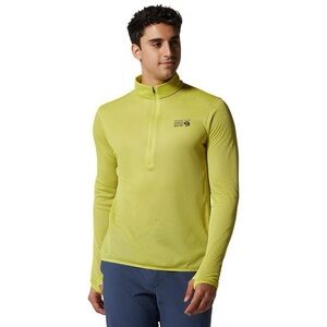Mountain Hardwear. Airmesh 1/2 Zip. Moon Moss. Size Medium.